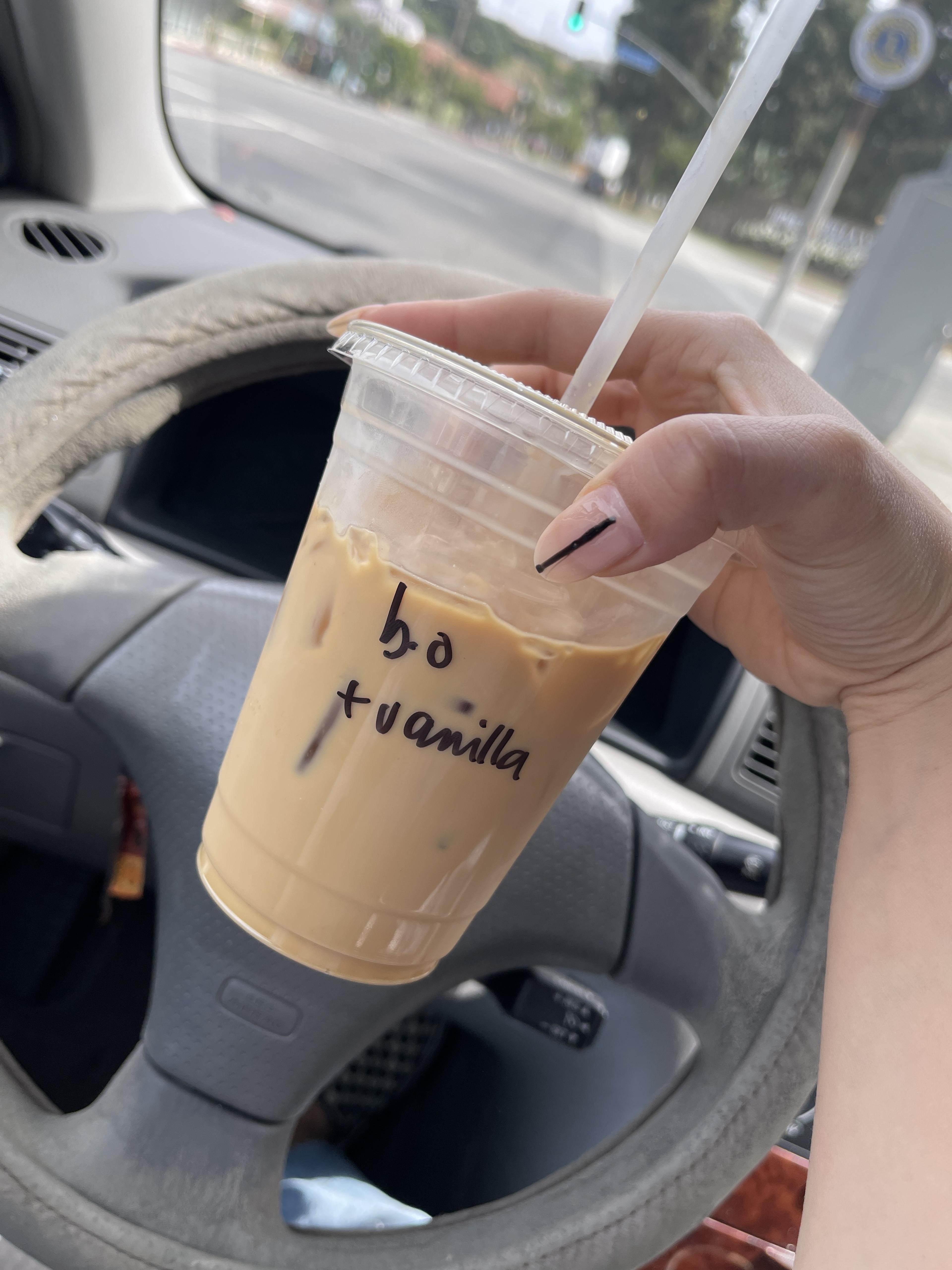 Iced Banana Oat Latte