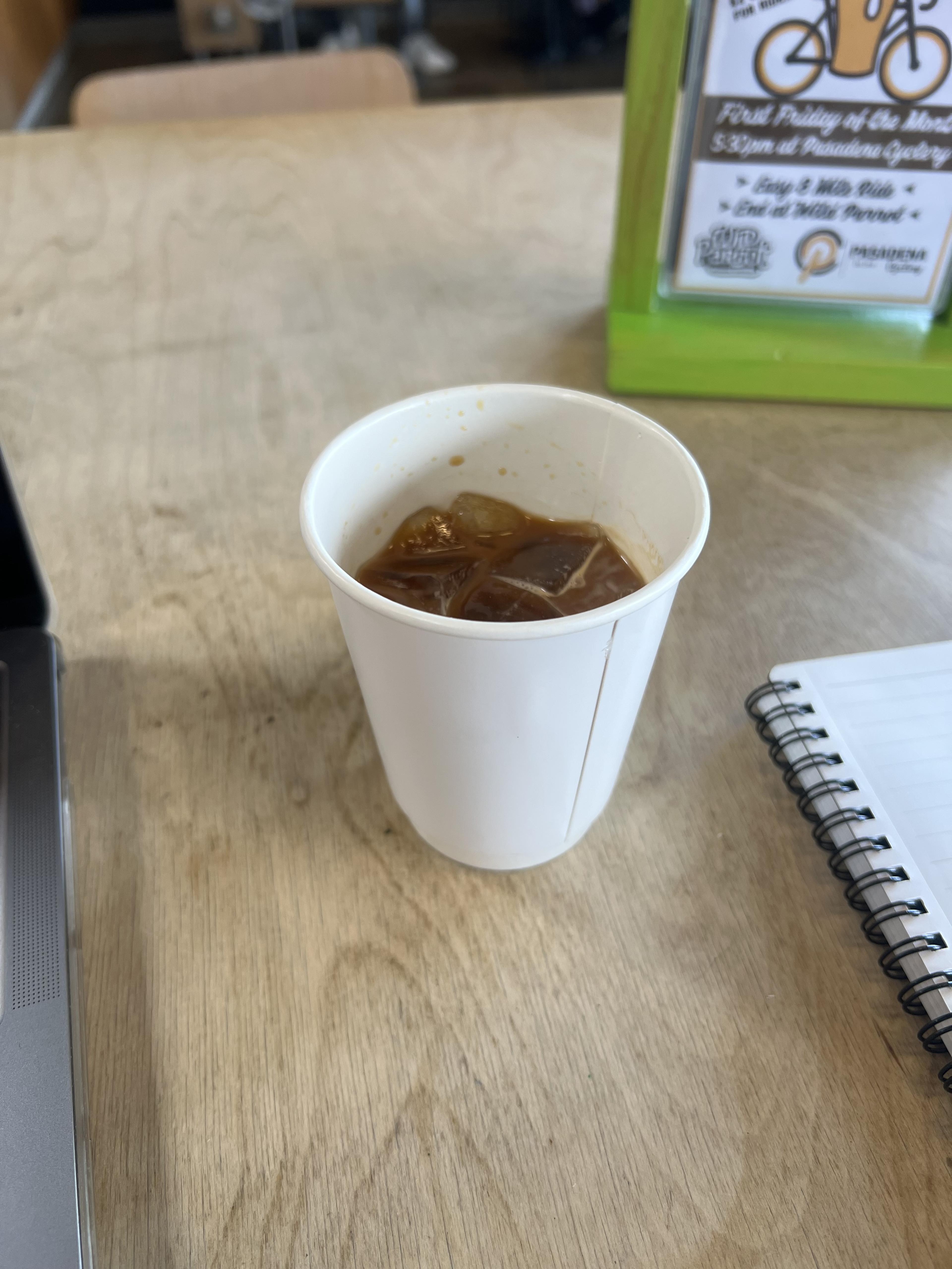 Iced Cortado