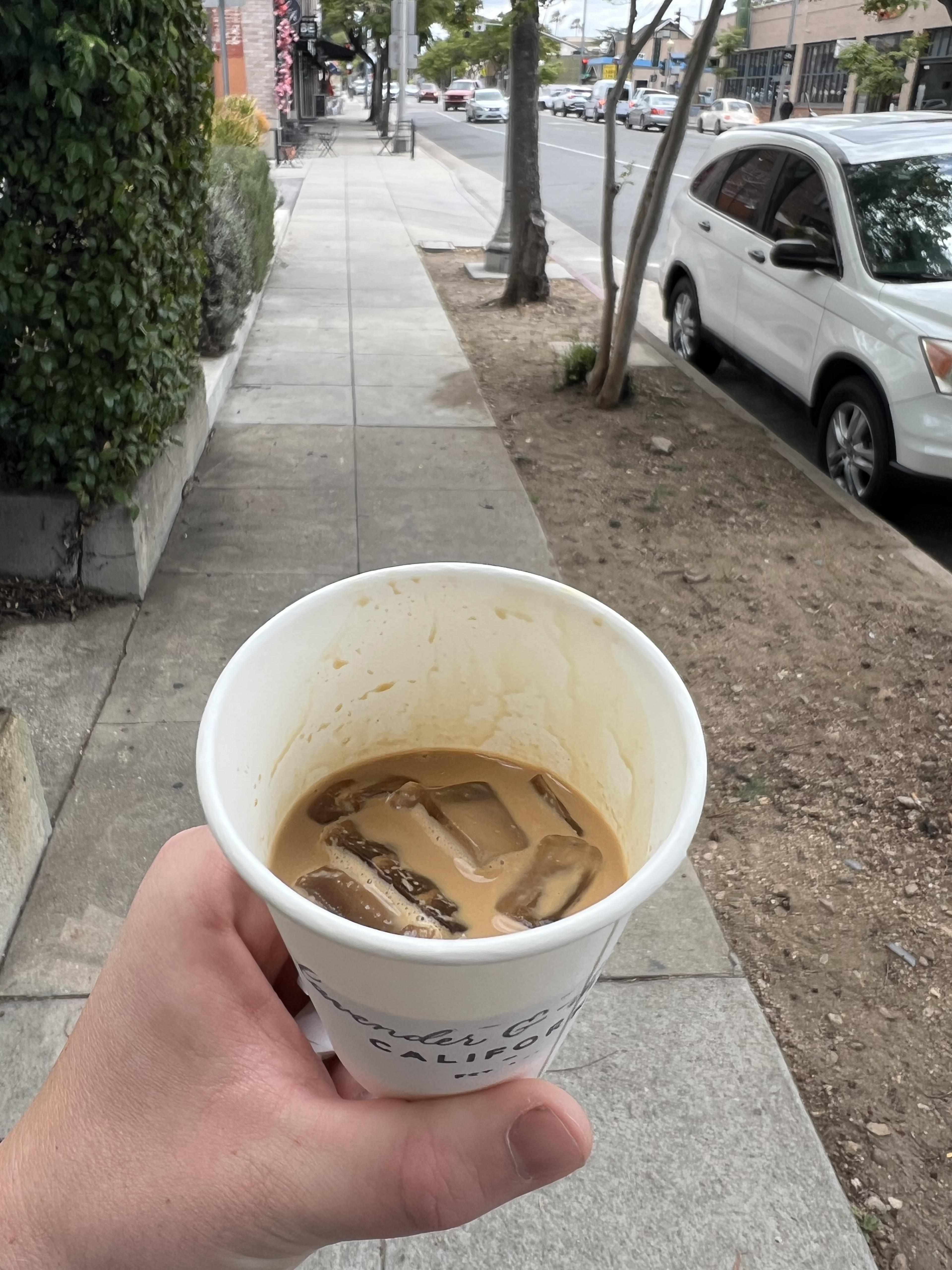 Iced Cortado