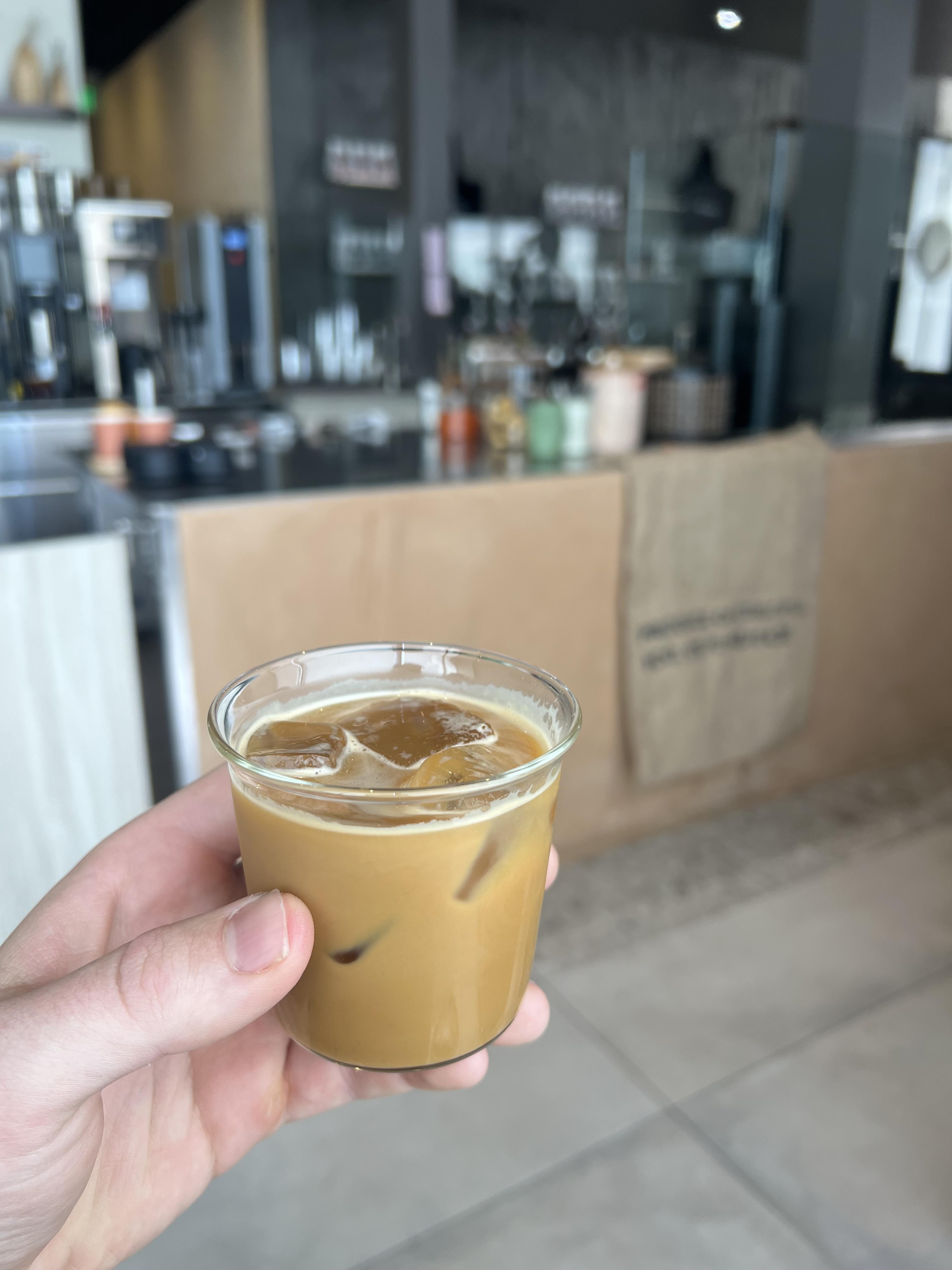 Iced Cortado