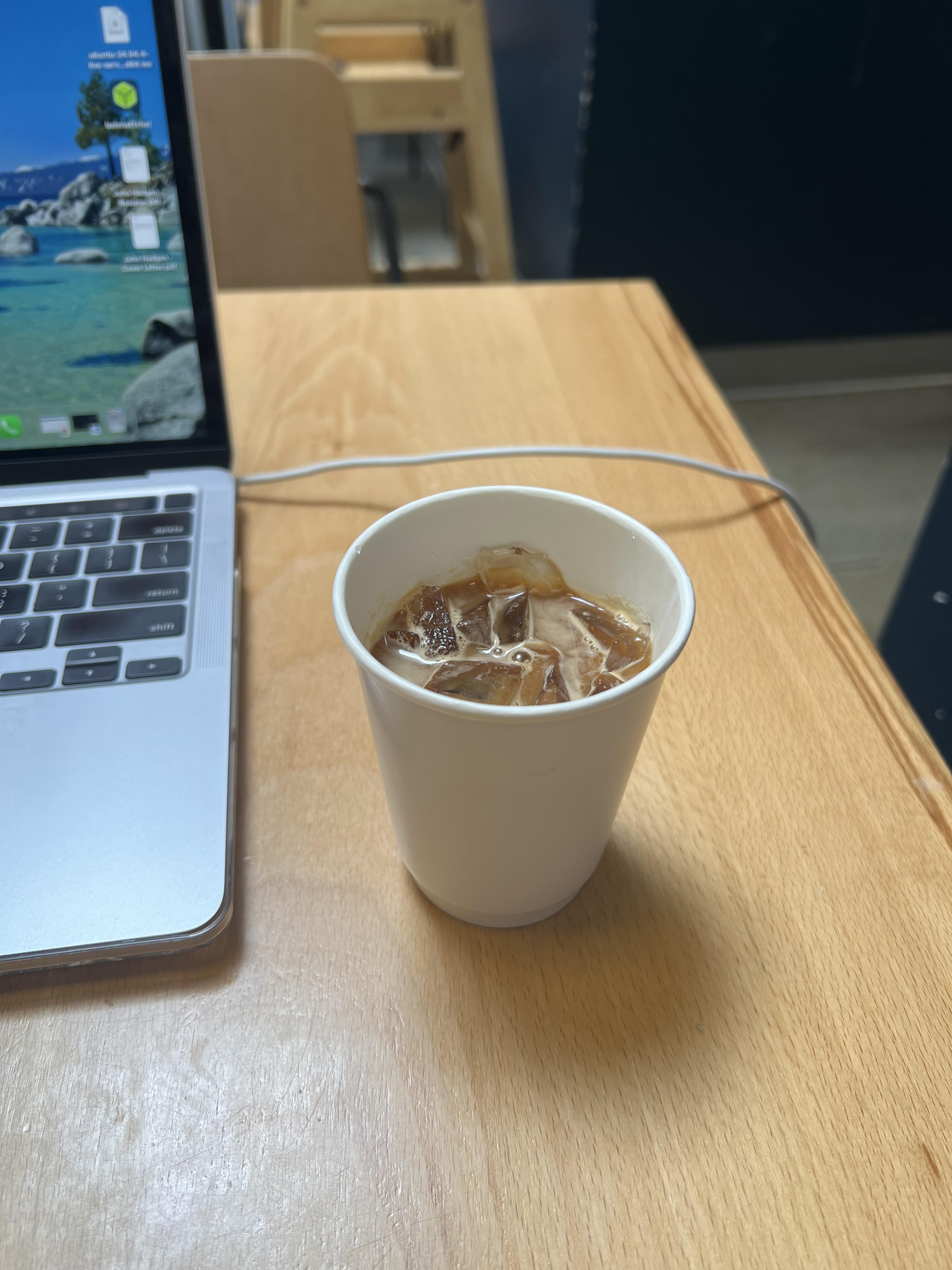 Iced Cortado