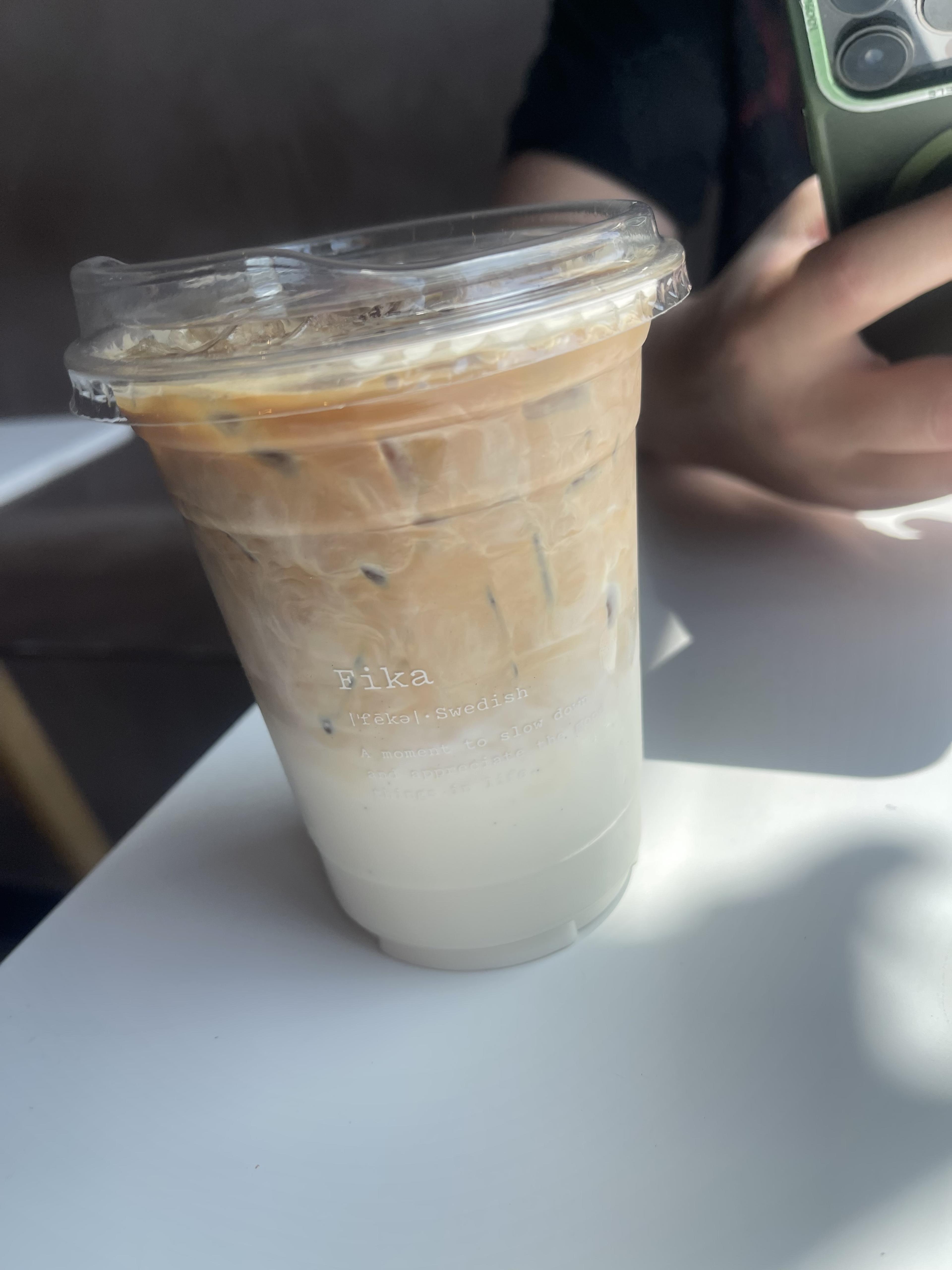 Iced Hazelnut Latte