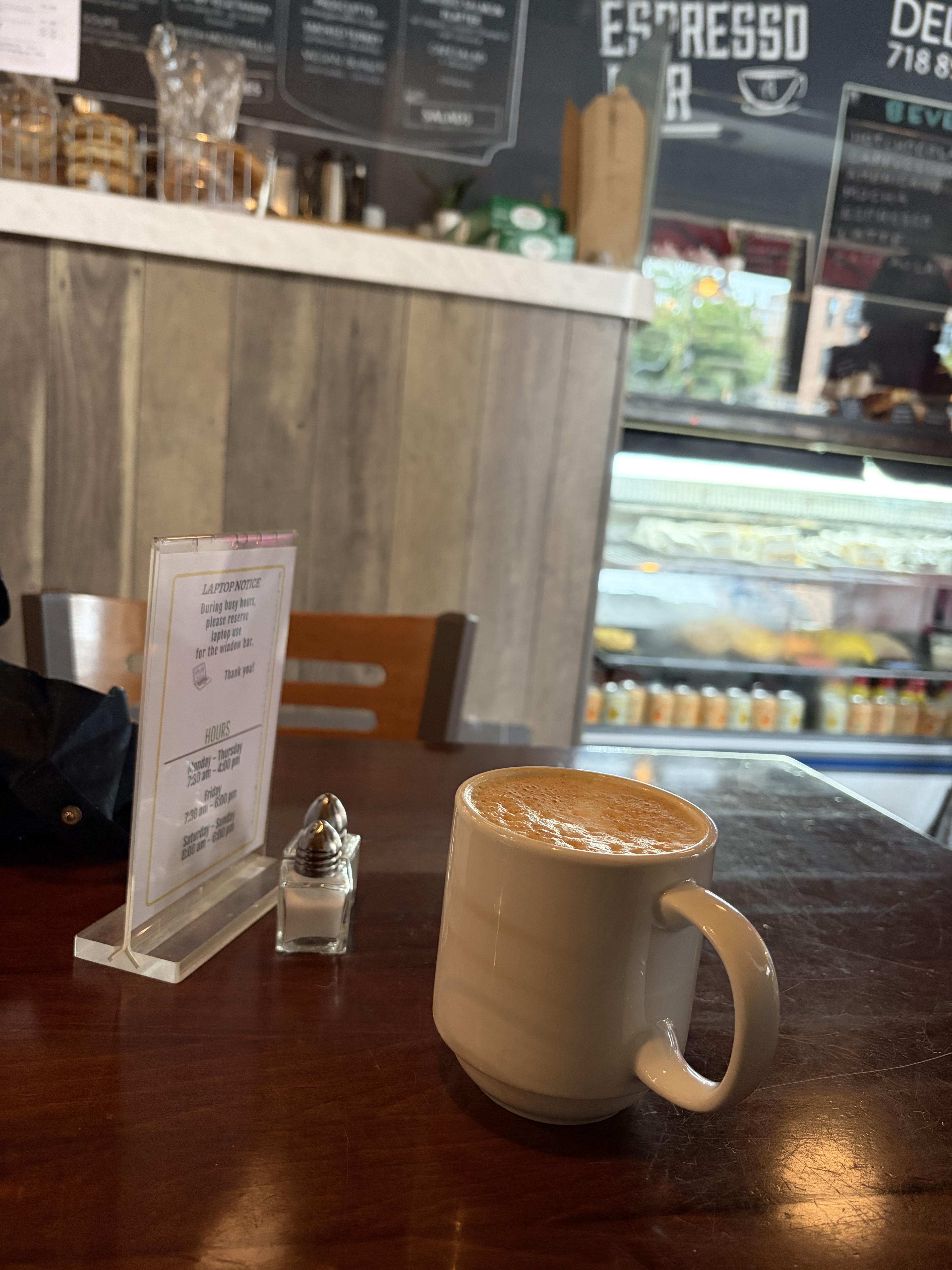 Decaf cappuccino