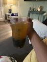 Passion Fruit Green Tea With Boba