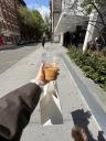 Iced Cortado With Almond Milk