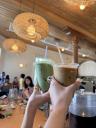 Iced Matcha And Iced Cortado