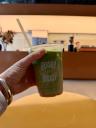 Iced Matcha With Peanut Butter