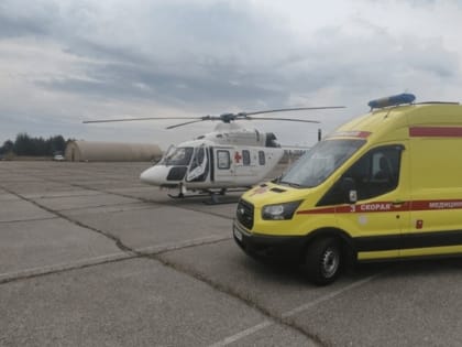 В Башкирии из Нефтекамска в Уфу экстренно госпитализировали новорожденного малыша вертолетом «Ансат»