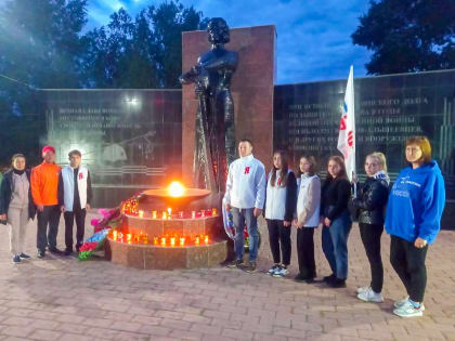 Альшеевские молодогвардейцы присоединились к Всероссийской акции  «Свеча памяти»