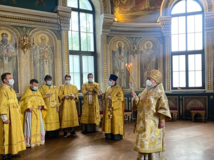 Служение митр.НИКОНА в Неделю 7-ю по Пасхе, святых отцов I Вселенского Собора