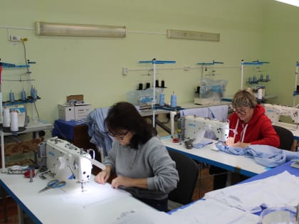 В селе Толбазы отшивают школьную форму  для аургазинских школьников