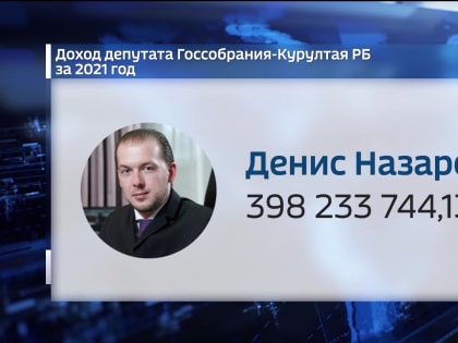 Стало известно имя самого богатого депутата Госсобрания - Курултая Башкирии