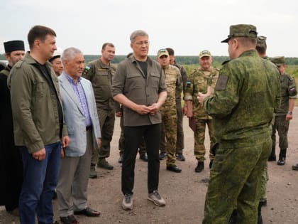 Радий Хабиров встретился с бойцами батальона им. Доставалова
