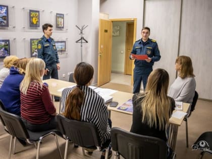 Противопожарное занятие в МБУ «Визуал»