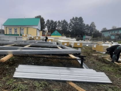В Татышлинском районе началось строительство ФАПов в двух поселках