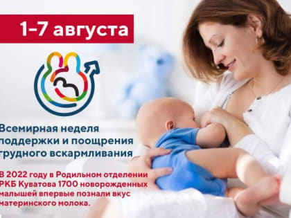 Неделя поддержки и поощрения грудного вскармливания