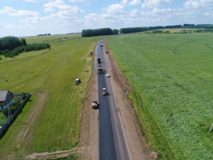 В Башкирии обновили участок автодороги Бураево-Старобалтачево-Куеда