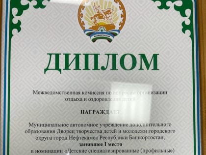 В числе лучших – Дворец творчества