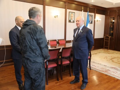 Константин Толкачев встретился с участником СВО