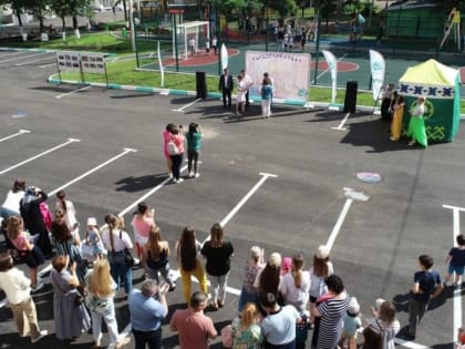 В Уфе завершено благоустройство первого в этом году двора по программе «Башкирские дворики»