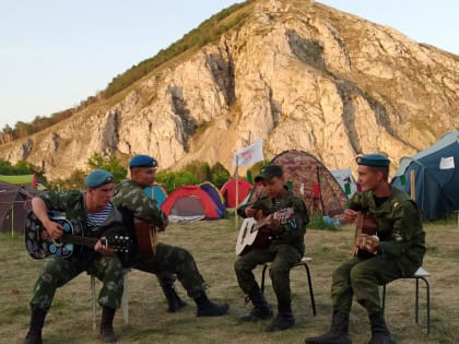 Кадеты провели учебные сборы возле шихана