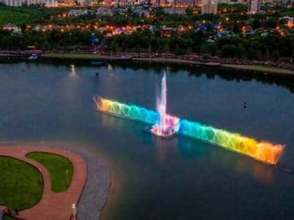 Когда смотреть шоу нового фонтана на «Кашкадане» - мэрия Уфы
