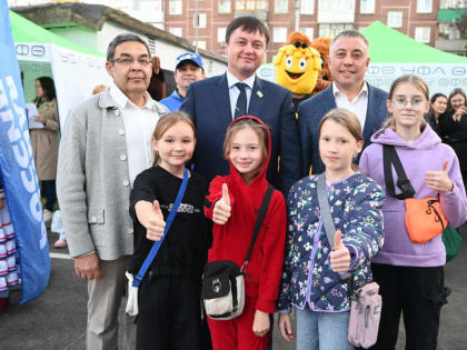 Работы по благоустройству дворов в Уфе завершены