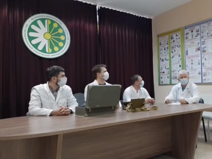 Практическое занятие с работниками ГБУЗ РКПТД, входящими в состав поста радиационного и химического наблюдения