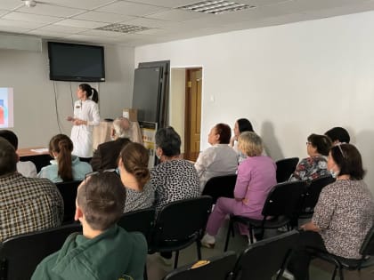 Школа здоровья с врачом-офтальмологом Альбиной Каюмовой