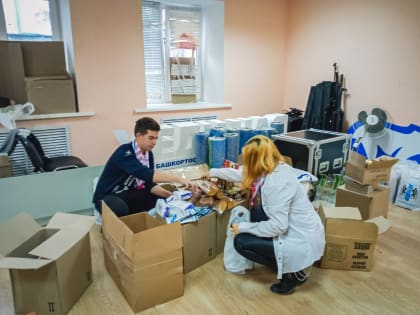 Молодогвардейцы Уфы подготовили посылки для военнослужащих