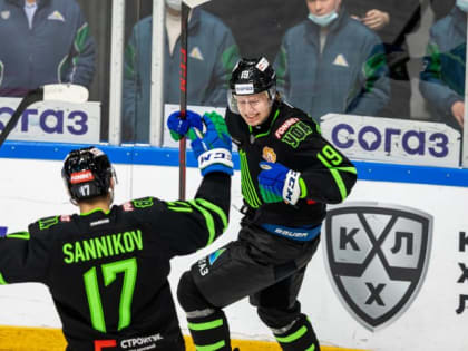 Болельщики «Салавата Юлаева» с финальной сиреной забросали лед