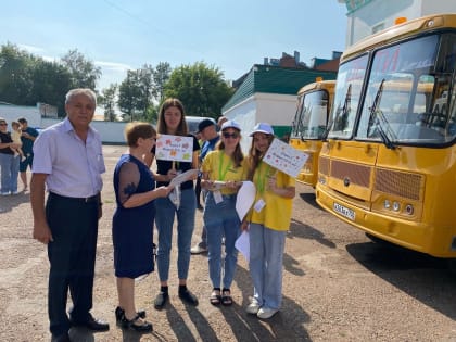 Заезд военно-патриотической профильной смены лагеря "Юный Шаймуратовец" в МАУ ДОЛ "Колос".