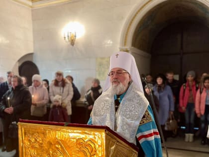 Служение митр.Никона накануне 2-й малой родительской субботы Великого поста