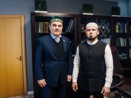 Муфтий Айнур хазрат Биргалин встретился с Иреком Ялаловым