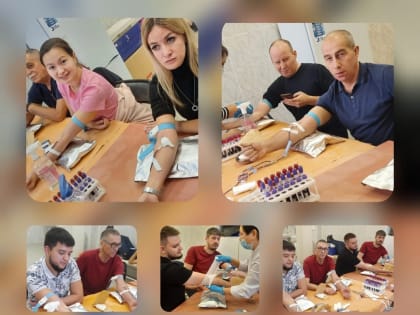 Донорские дни с сотрудниками БРО Союз машиностроителей.