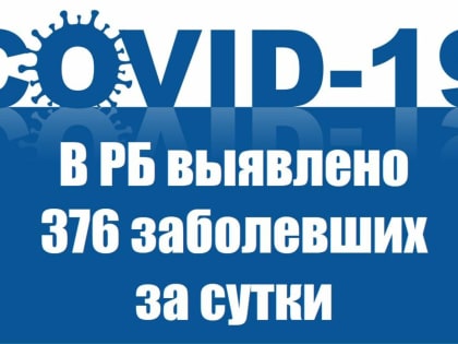 COVID-19 в Башкирии: выявлено 376 заболевших за сутки