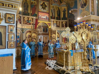 Служение митр.НИКОНА в Великий праздник Успения Пресвятой Богородицы