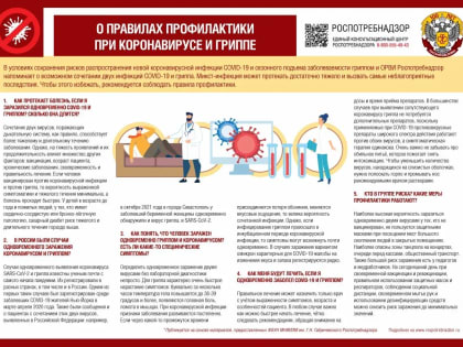 О правилах защиты от коронавируса, гриппа и ОРВИ