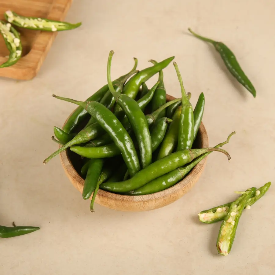 Fresh Green Chilli | తాజా పచ్చిమిర్చి