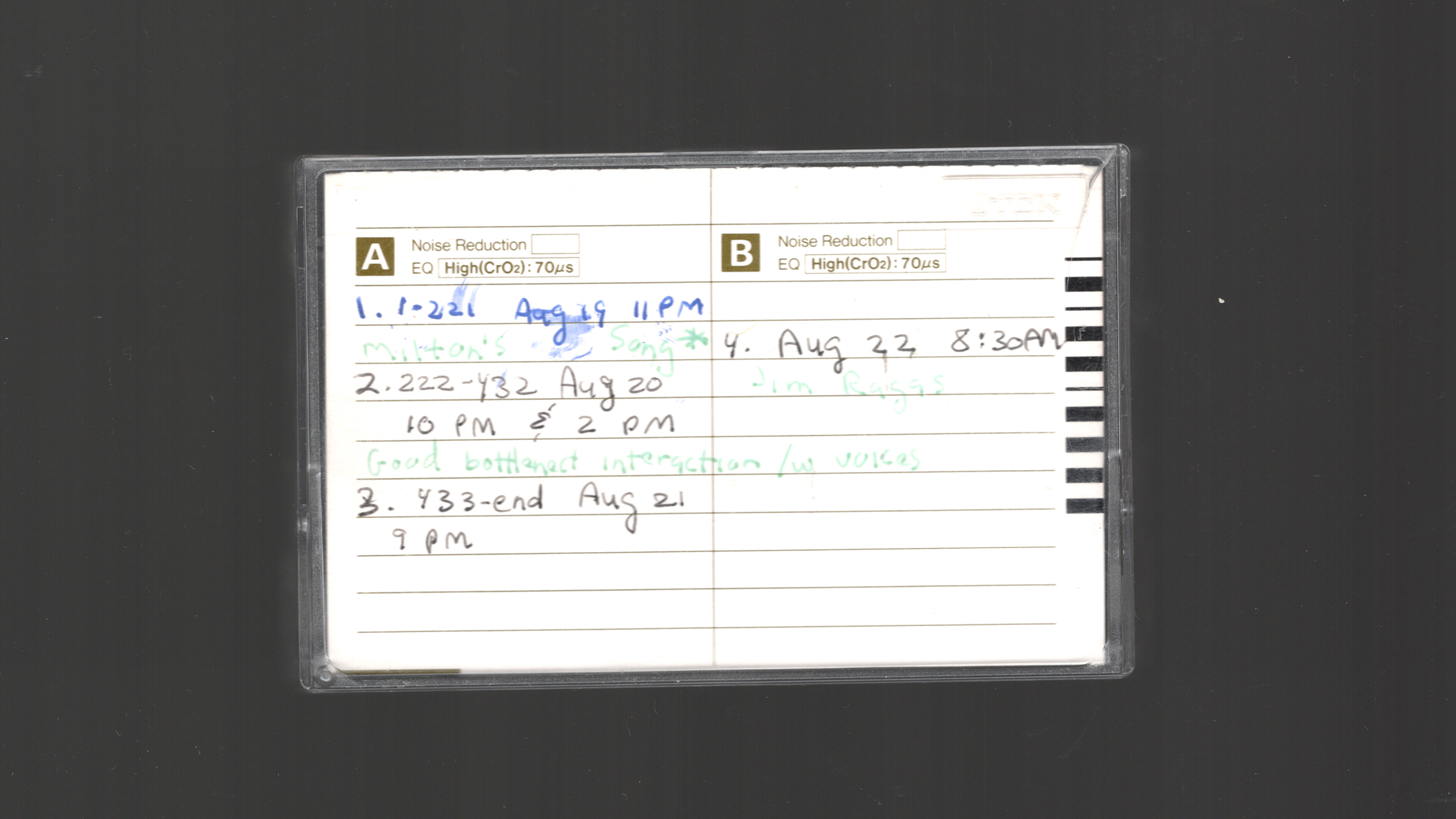 Interspecies Music master tapes