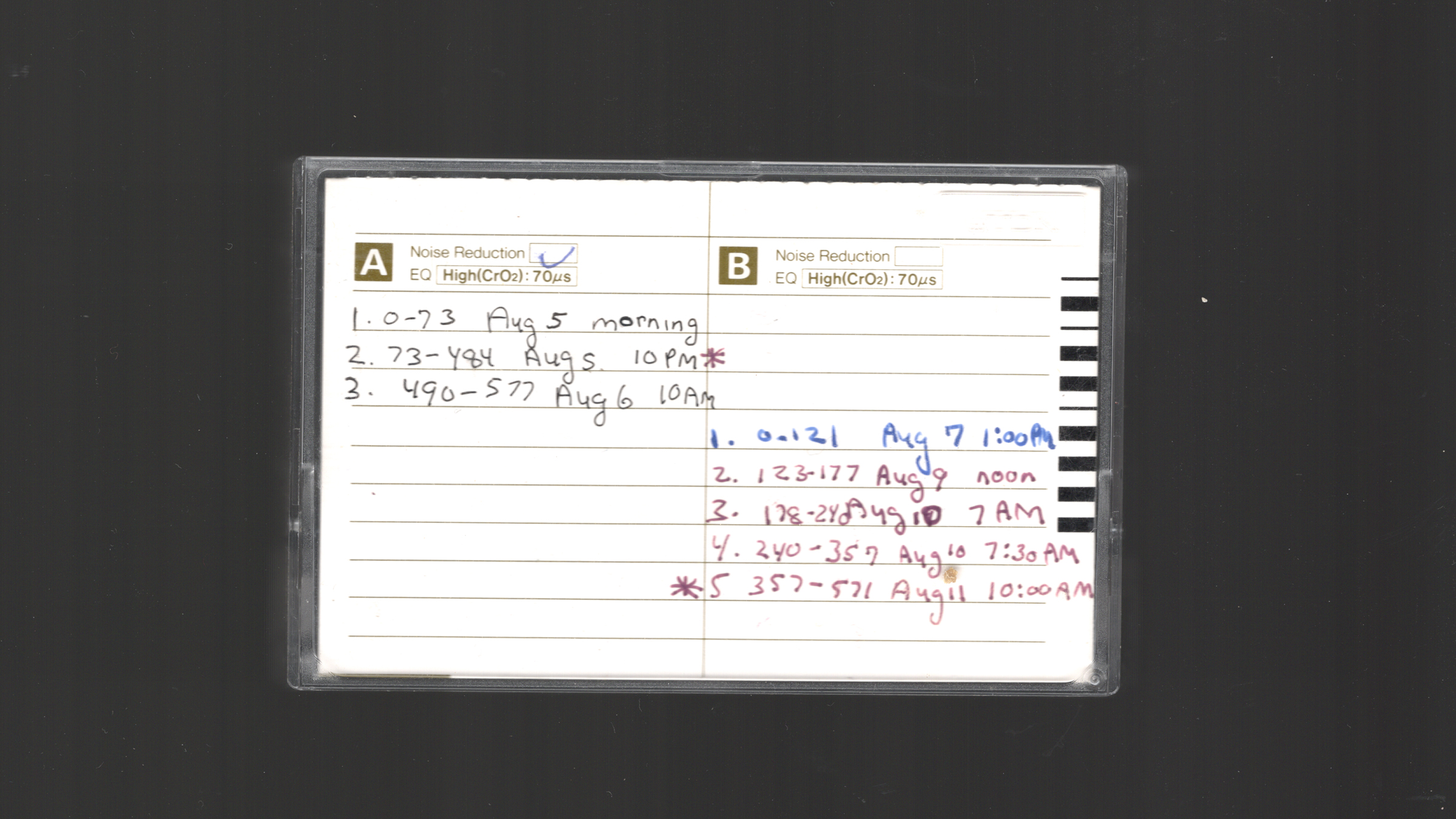 Interspecies Music master tapes