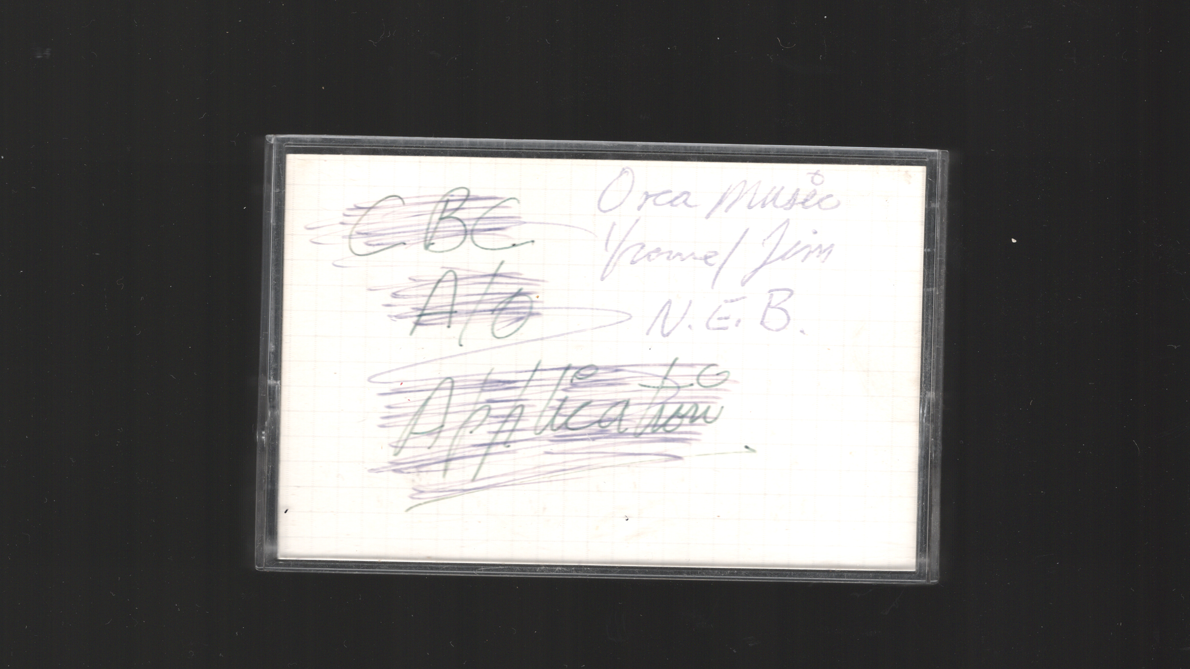 Interspecies Music master tapes