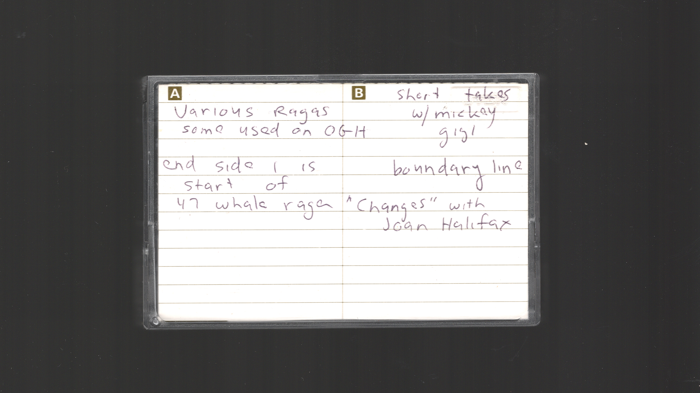 Interspecies Music master tapes