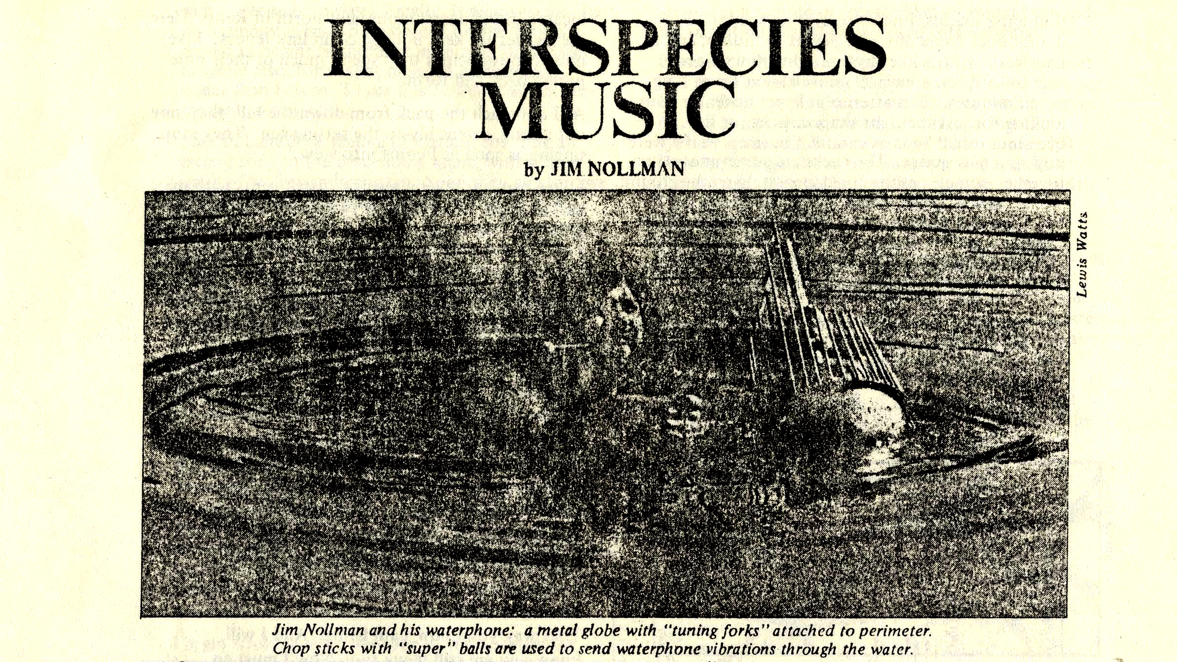 Interspecies Music
