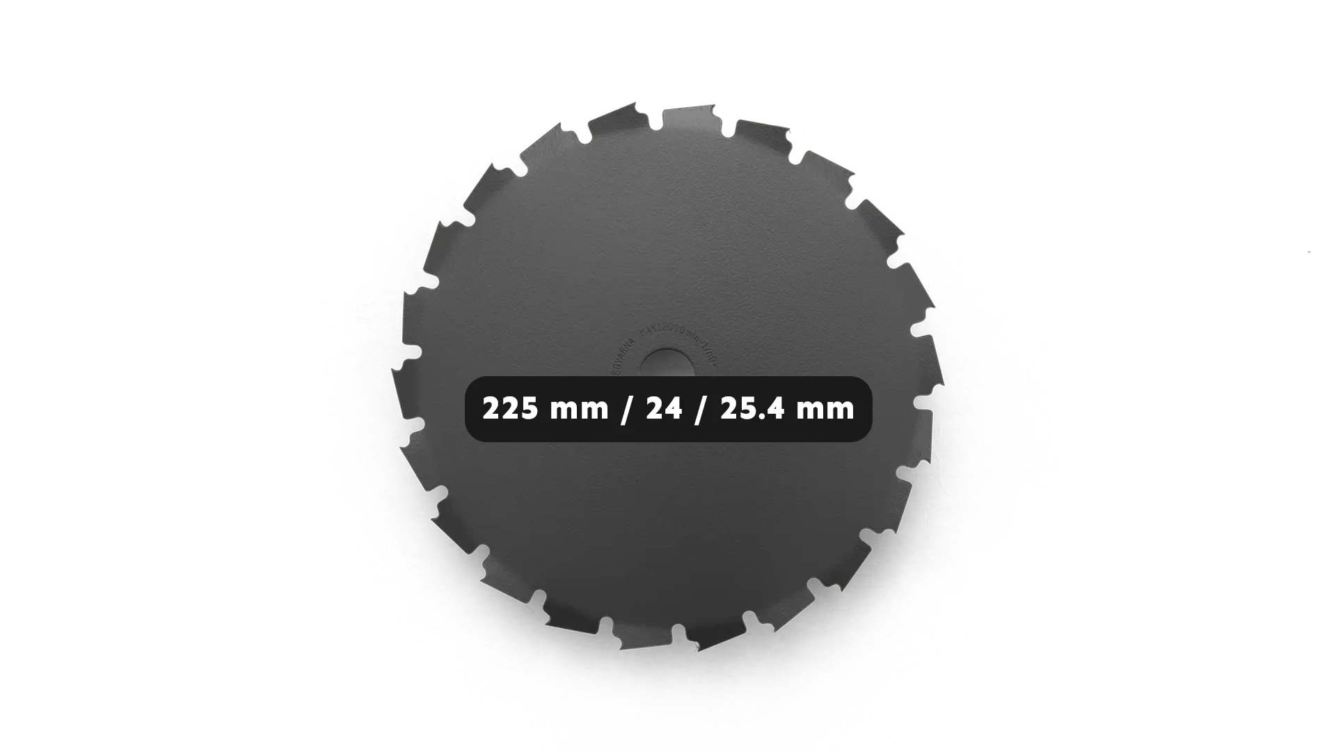 Диск за храсторез Husqvarna Scarlett - 225 mm / 24 зъба / 1" (25.4 mm) център - 225DHSS241