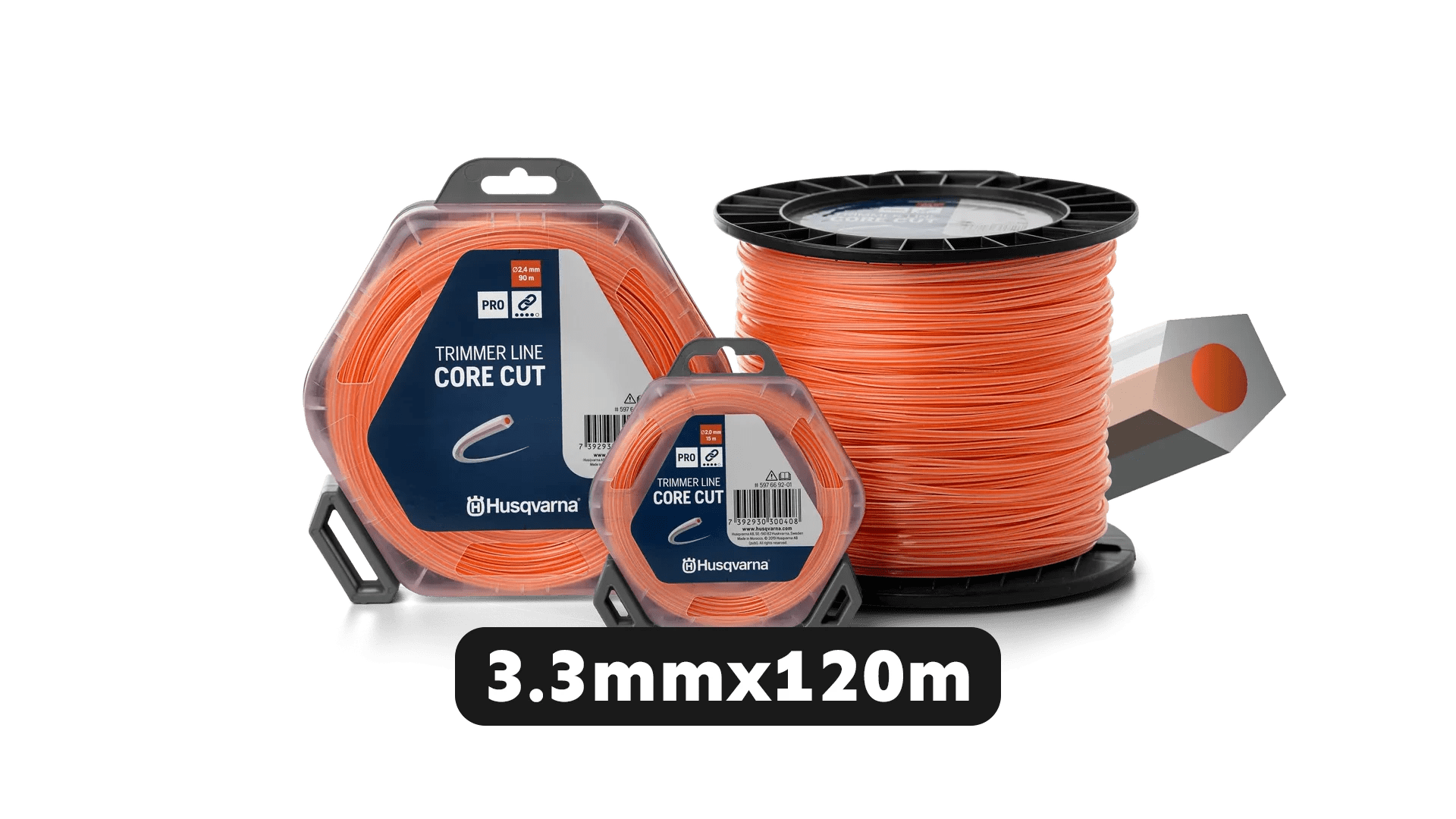 Корда за тример Husqvarna Trimmer Line Core Cut - 3.3mmx120m