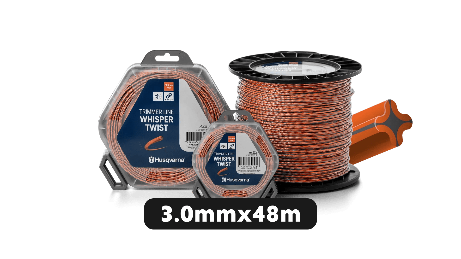 Корда за тример Husqvarna Trimmer Line Whisper Twist - 3.0mmx48m