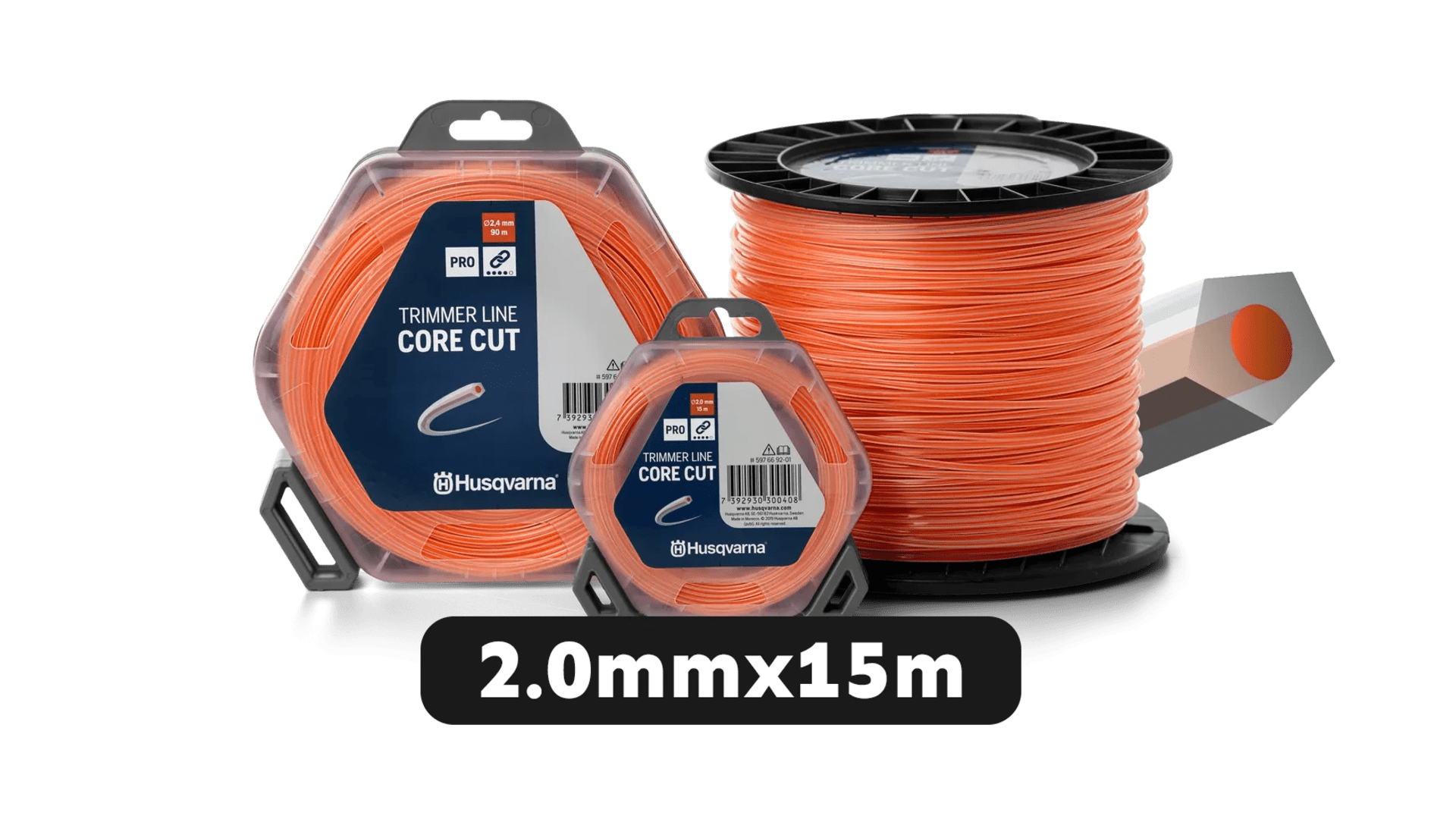 Корда за тример Husqvarna Trimmer Line Core Cut - 2.0mmx15m