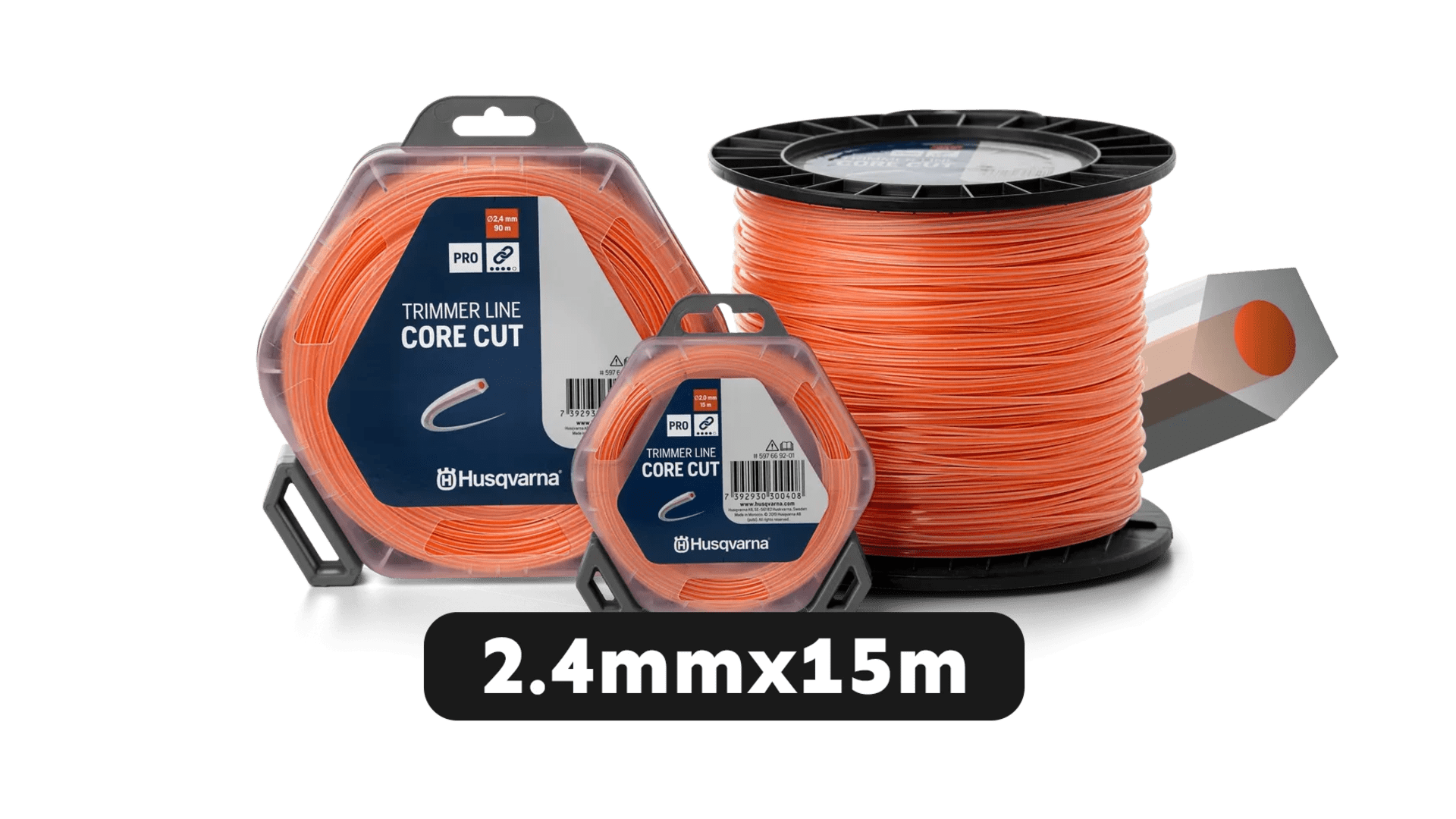 Корда за тример Husqvarna Trimmer Line Core Cut - 2.4mmx15m