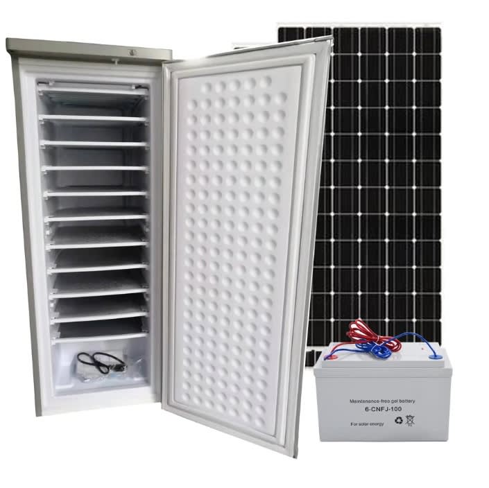 Congélateur a panneaux solaires 12v-24v disponible